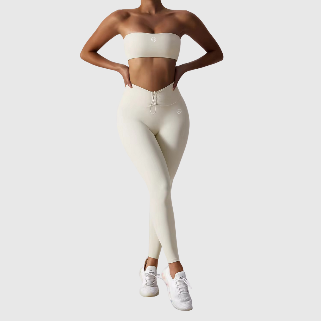 Women Female Bottoming Sports Chest Gathering