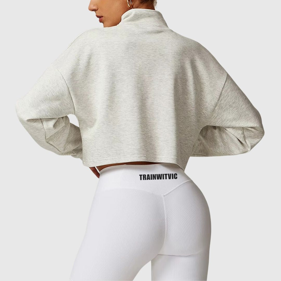 VICTORY Zip Pullover Sweatshirt