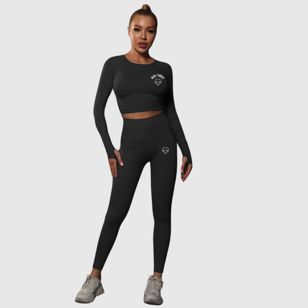VICTORY Slim Scrunch Butt Activewear Set