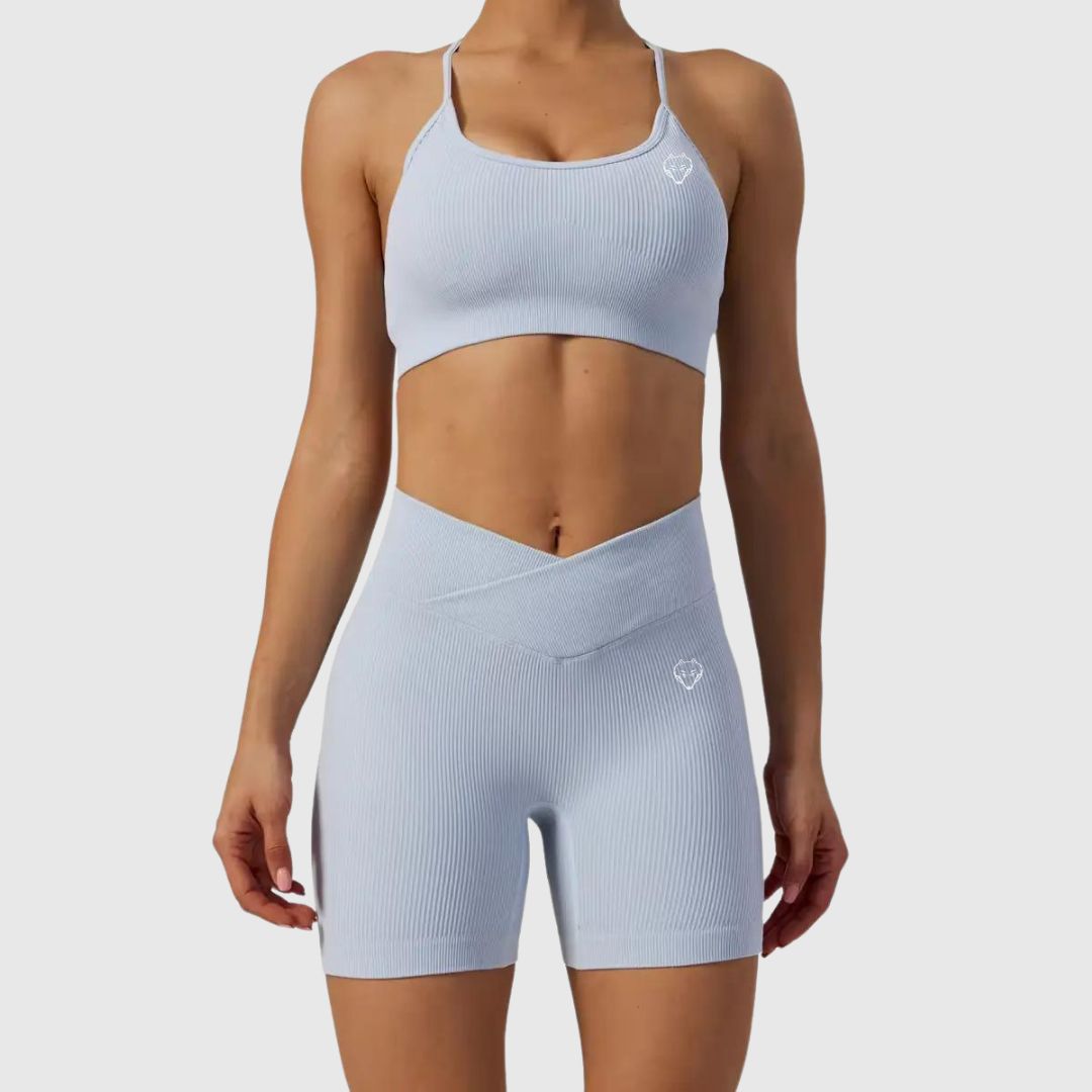 High Waisted Workout Gym Fitness Set