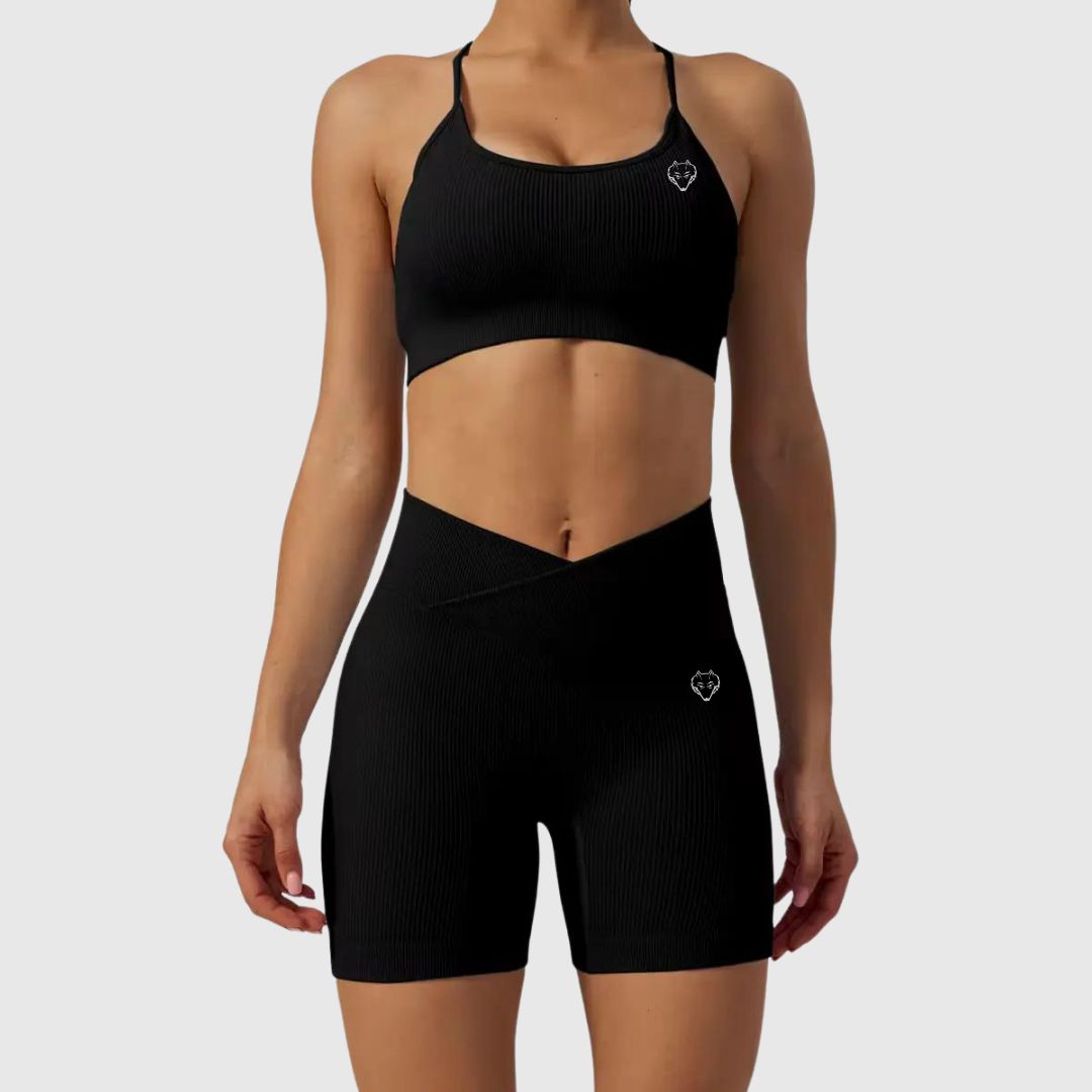 High Waisted Workout Gym Fitness Set