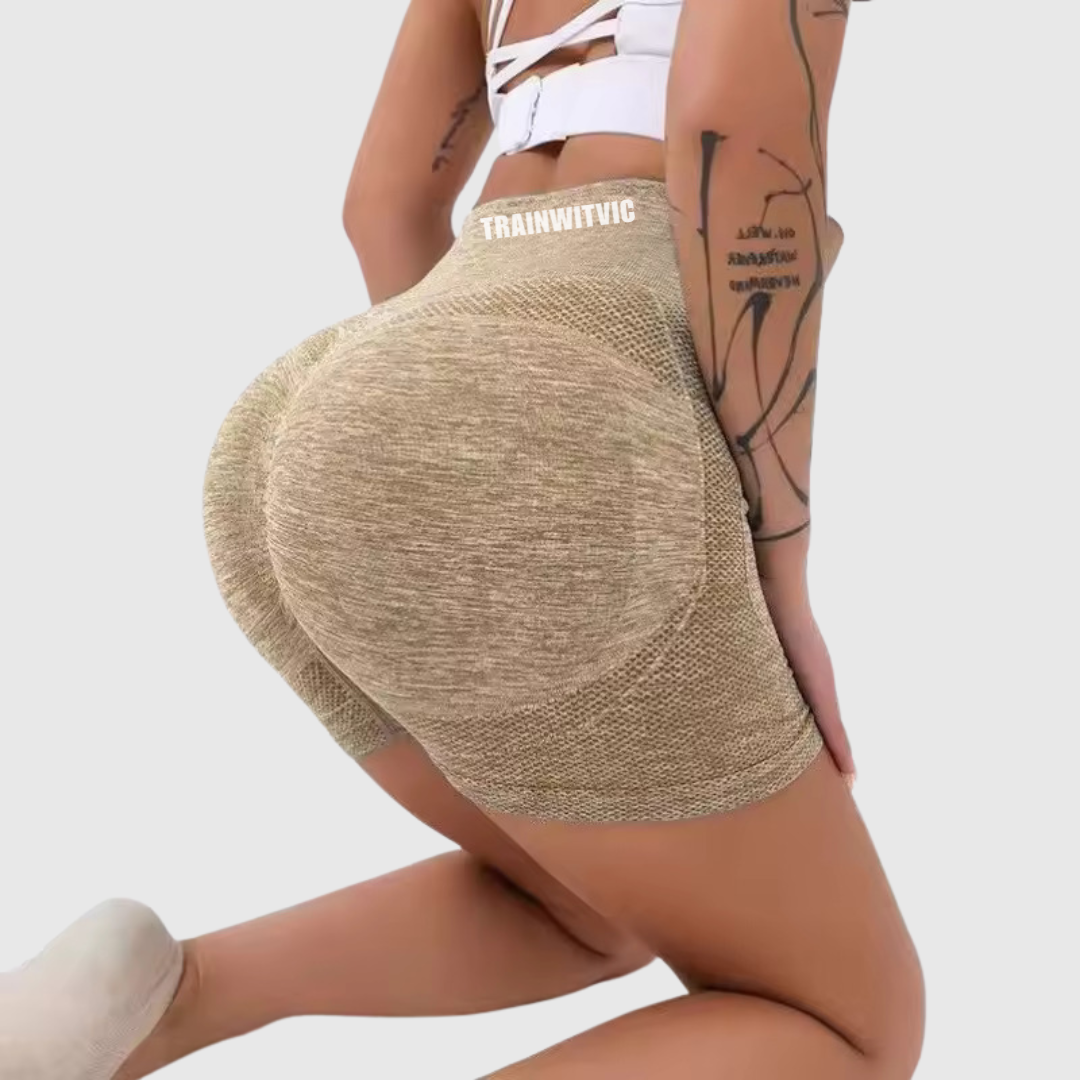 TWV Women’s Tummy Control Booty Yoga Shorts