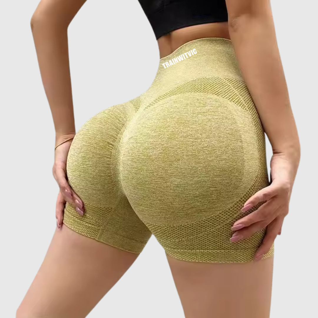 TWV Women’s Tummy Control Booty Yoga Shorts