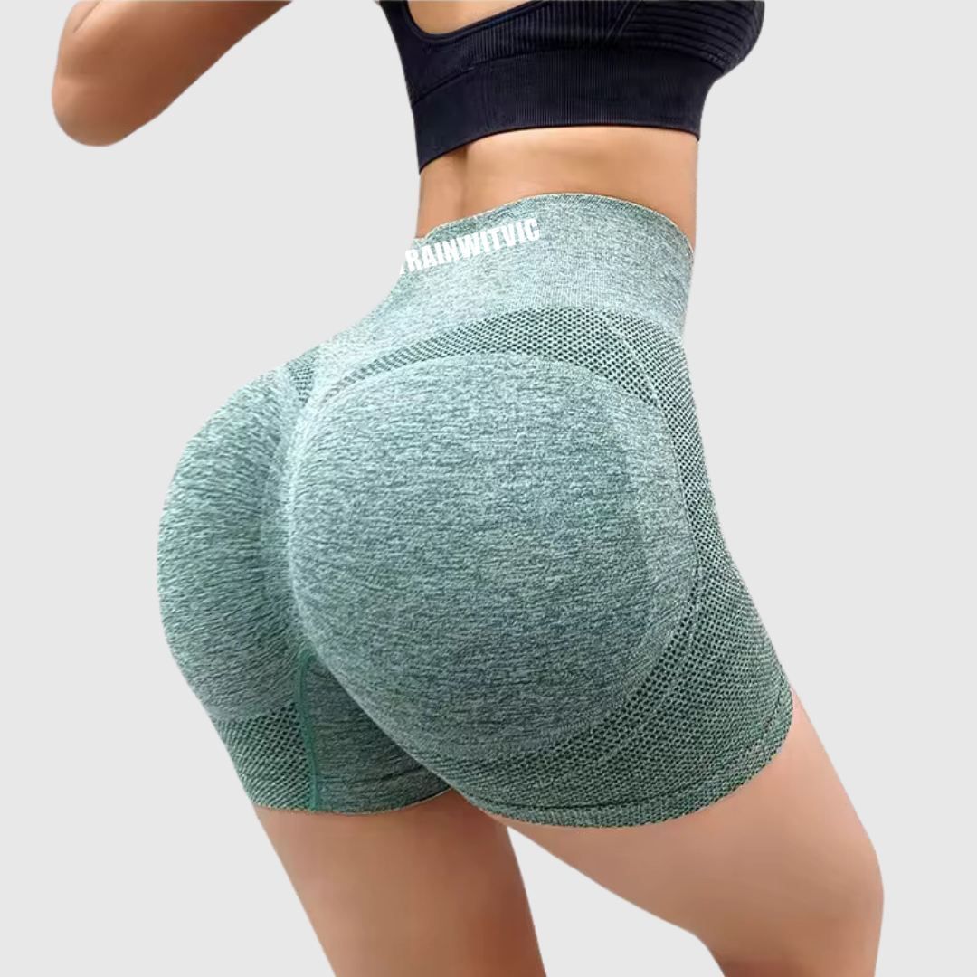 TWV Women’s Tummy Control Booty Yoga Shorts