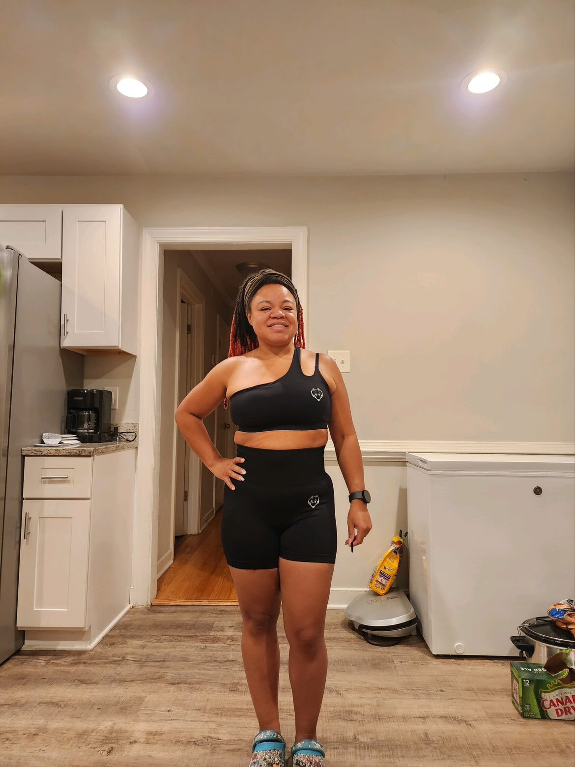 TWV High Waist Booty Lifting Yoga Shorts