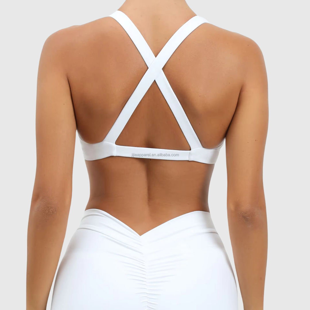 Backless Criss-cross Back Sports Bra