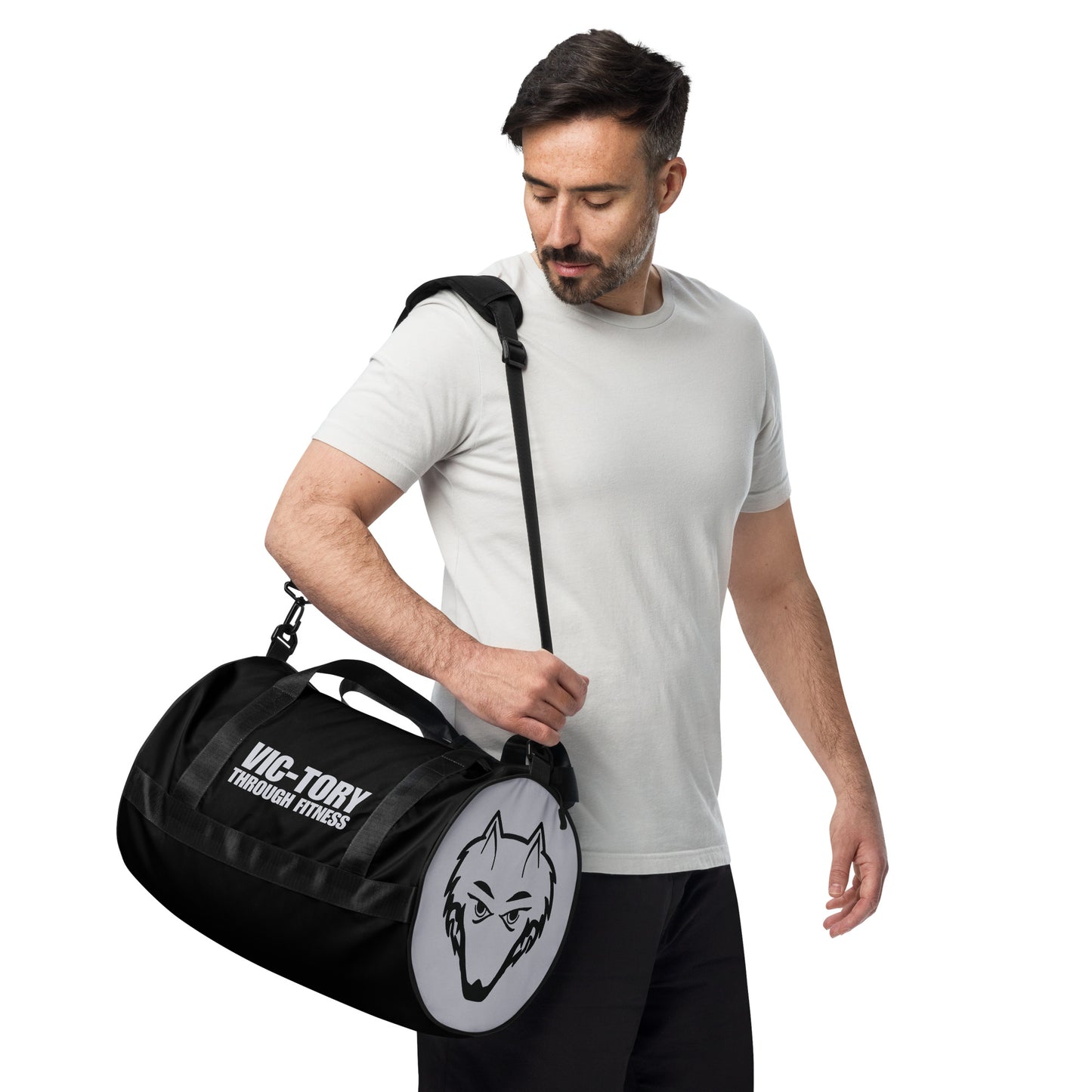 VIC-TORY THROUGH FITNESS Gym Bag