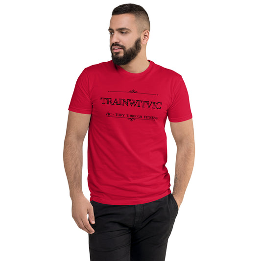 Trainwitvic Men Fitted T-shirt
